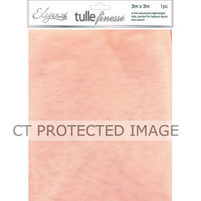 3m X 3m Rose Gold Tuille Sheet