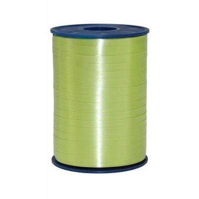 500m X 5mm Lime Curling Ribbon