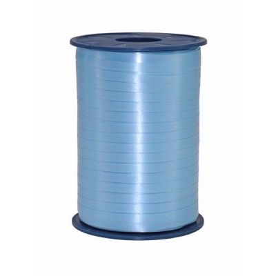 500m X 5mm Light Blue Curling Ribbon
