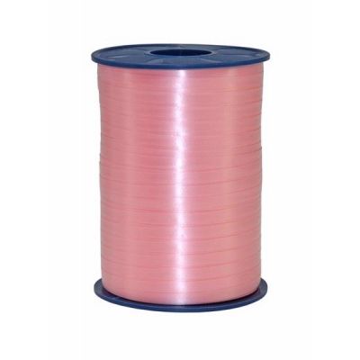 500m X 5mm Light Pink Curling Ribbon