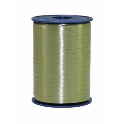 500m X 5mm Olive Curling Ribbon