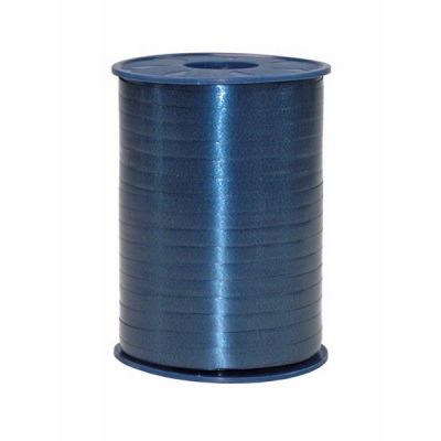 500m X 5mm Dark Blue Curling Ribbon