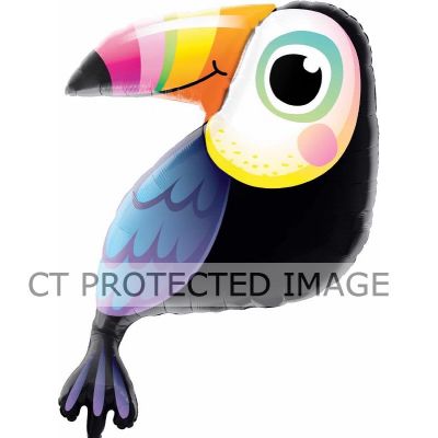 41 Inch Colorful Toucan Foil Balloon