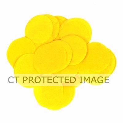 14g 15mm Yellow Paper Confetti