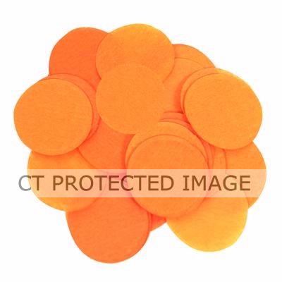 14g 15mm Orange Paper Confetti