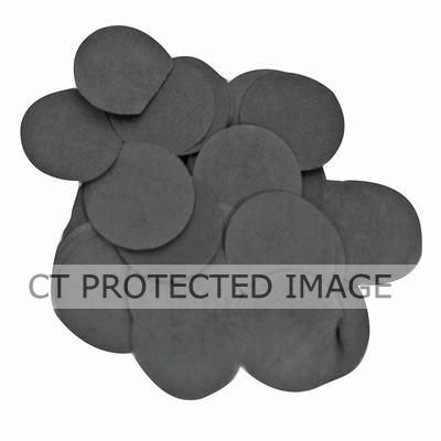 14g 15mm Black Paper Confetti