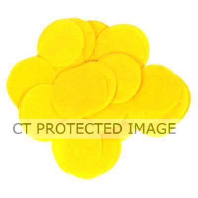 14g 25mm Yellow Paper Confetti