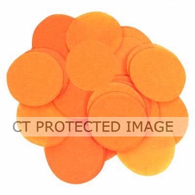 14g 25mm Orange Paper Confetti