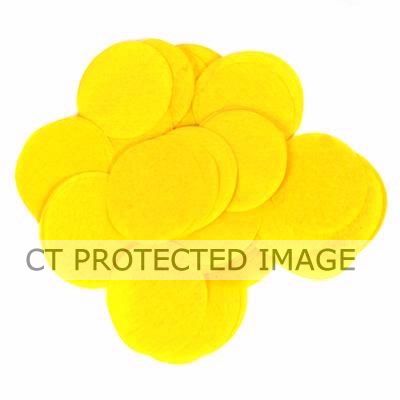 100g 25mm Yellow Paper Confetti