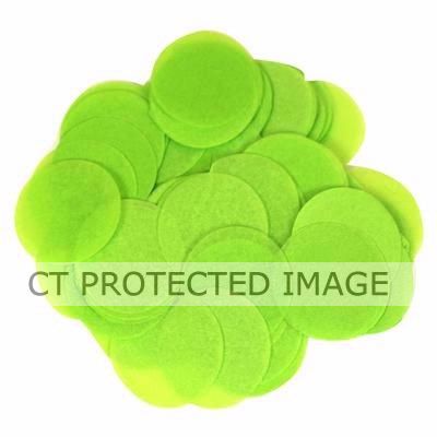 100g 25mm Lime Green Paper Confetti