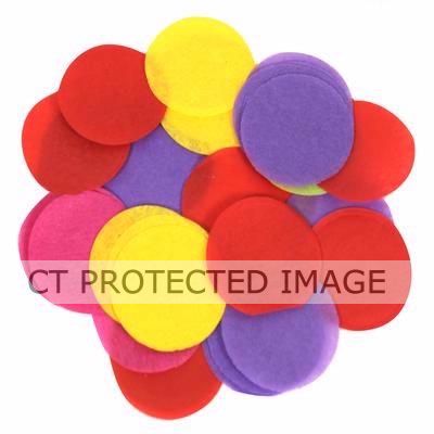 100g 25mm Assorted Paper Confetti