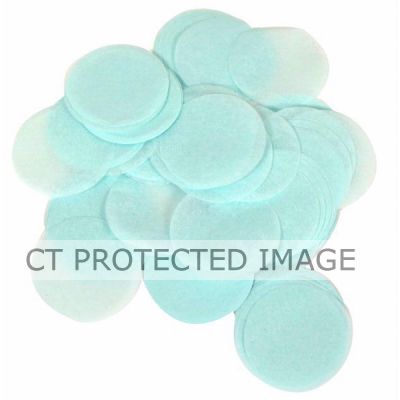 100g 55mm Light Blue Paper Confetti