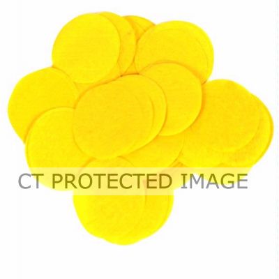 100g 55mm Yellow Paper Confetti