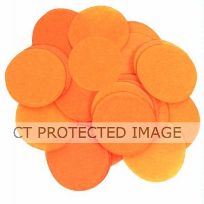 100g 55mm Orange Paper Confetti