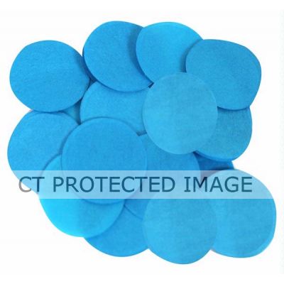 100g 55mm Turquoise Paper Confetti