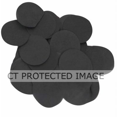 100g 55mm Black Paper Confetti