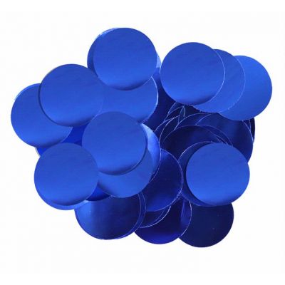 14g 10mm Metallic Blue Confetti