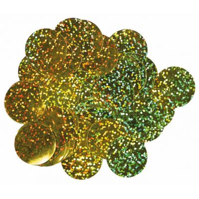 14g 10mm Holographic Gold Confetti