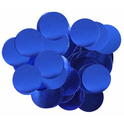 14g 25mm Metallic Blue Confetti