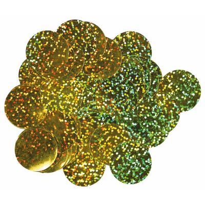14g 25mm Holographic Gold Confetti