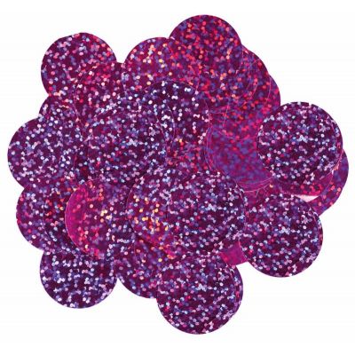 14g 25mm Holographic Fuchsia Confetti