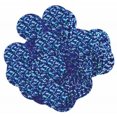 14g 25mm Blue Holographic Confetti