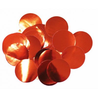 50g 10mm Metallic Red Confetti