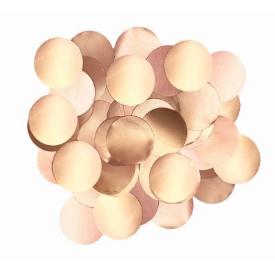 50g 10mm Metallic Pearl Rose Gold Confetti