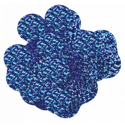 50g 10mm Holographic Blue Confetti