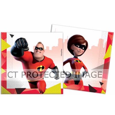   2ply Incredibles 2 33cm Napkins (pack quantity 20) 