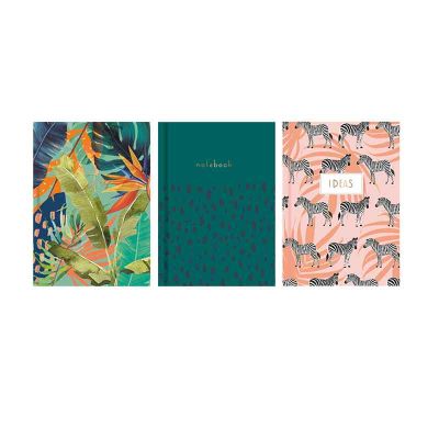 A6 Hardback Notebook Wild Design 12s