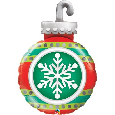 35 Inch Snowflake Ornament Super Shaped Foil Balloon