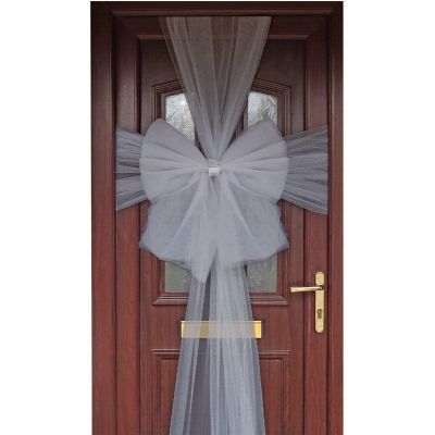 Eleganza Silver Door Bow