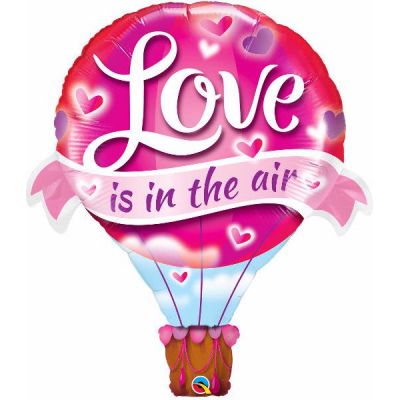 42 Inch Love Is In The Air Balloon Super Shaped Foil Balloon