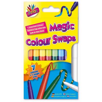  Magic Colour Swap Fibre Pens (pack quantity 8) 
