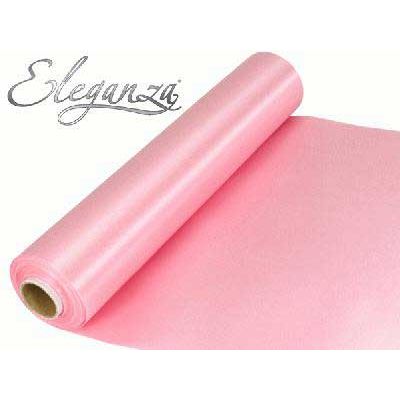 20m Light Pink Eleganza Satin Fabric