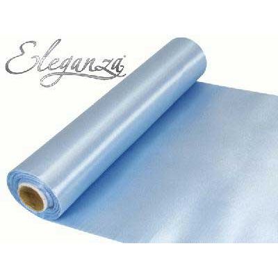20m Light Blue Eleganza Satin Fabric