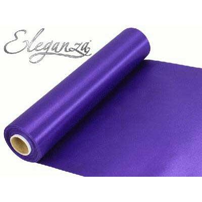 20m Purple Eleganza Satin Fabric