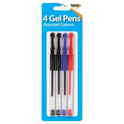  Assorted Gel Pens (pack quantity 4) 