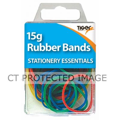15g Rubber Bands Coloured
