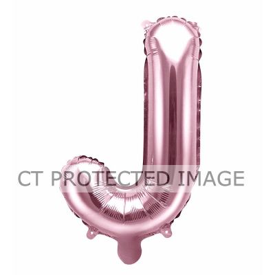 35cm Rose Gold Letter J Air Fill Foil