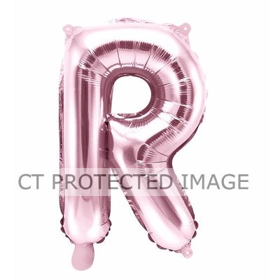 35cm Rose Gold Letter R Air Fill Foil