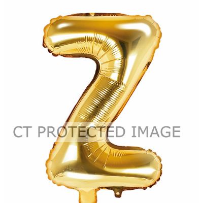 35cm Gold Letter Z Air Fill Foil