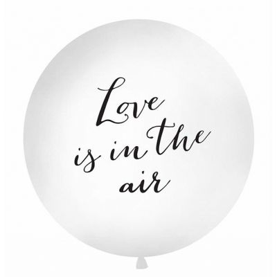 1m White Love Is In The Air Giant Balloon