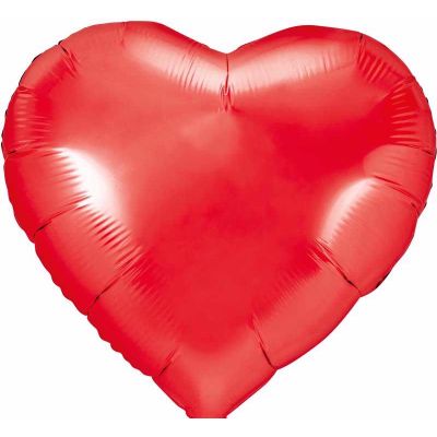 61cm Red Heart Foil Balloon