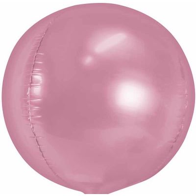 40cm Light Pink Ball Shape Foil Balloon