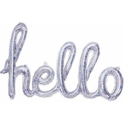 Hello Holographic Silver Air Fill Foil