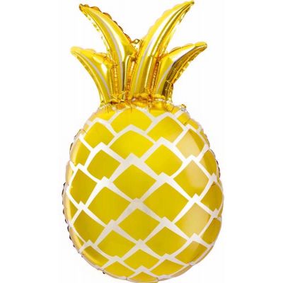 Gold Pineapple Foil Balloon
