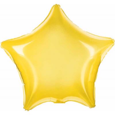 48cm Yellow Star Foil Balloon