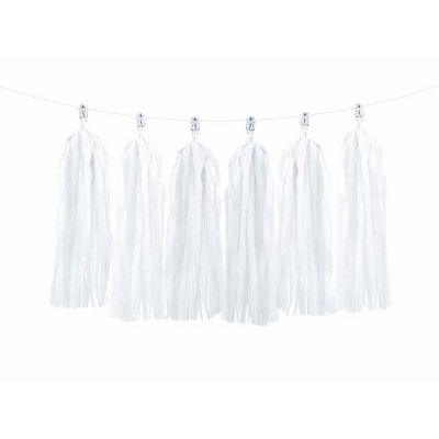 White Tassel Garland